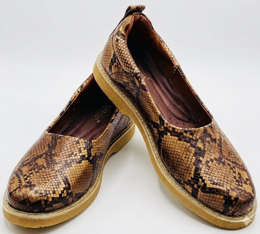 حذاء لوفر رجالي فاخر – مركوب سوداني بنقشة جلد الأصلة | Nile Loft