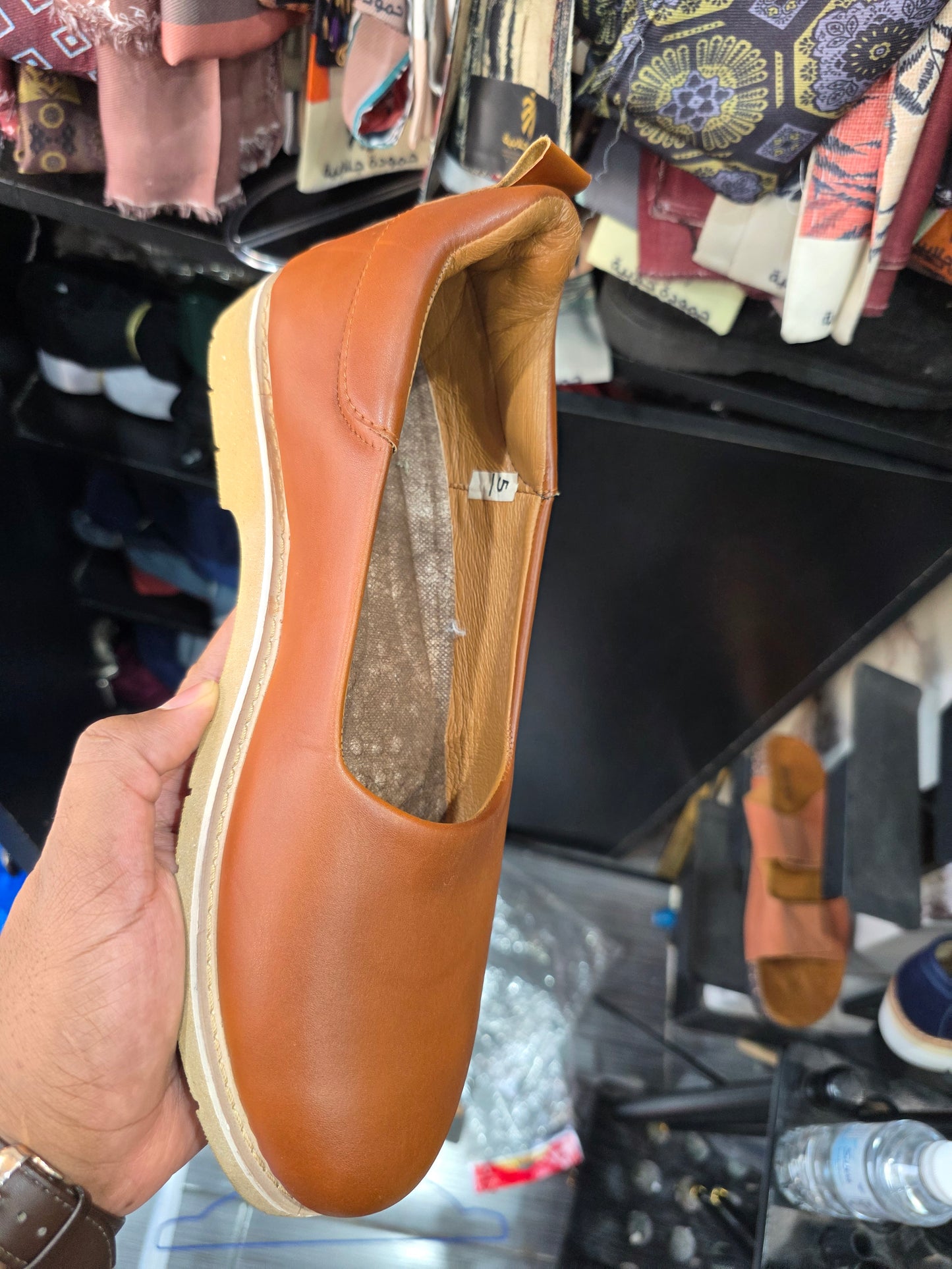 مركوب سوداني مطوّر – حذاء لوفر رجالي فاخر | بني – Nile Loft